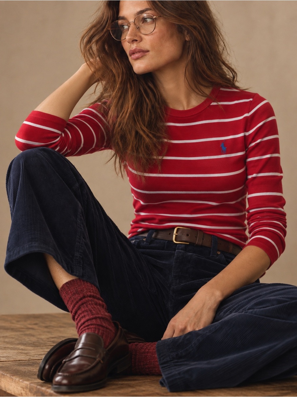 Ralph Lauren Sport Striped Long Sleeve - XS